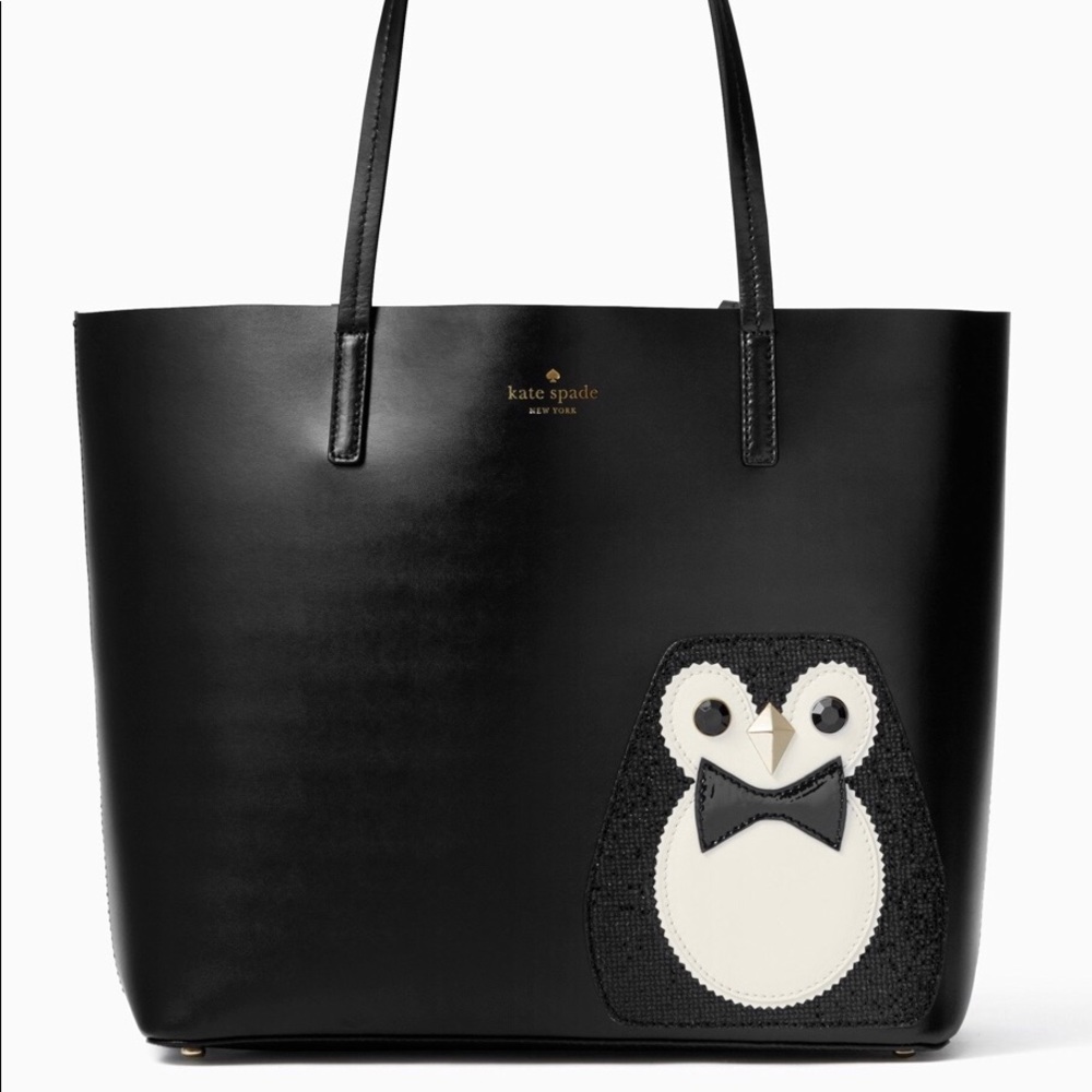 NWT Kate Spade New York, Clifton Lane Penguin Tote in oringinal packaging.